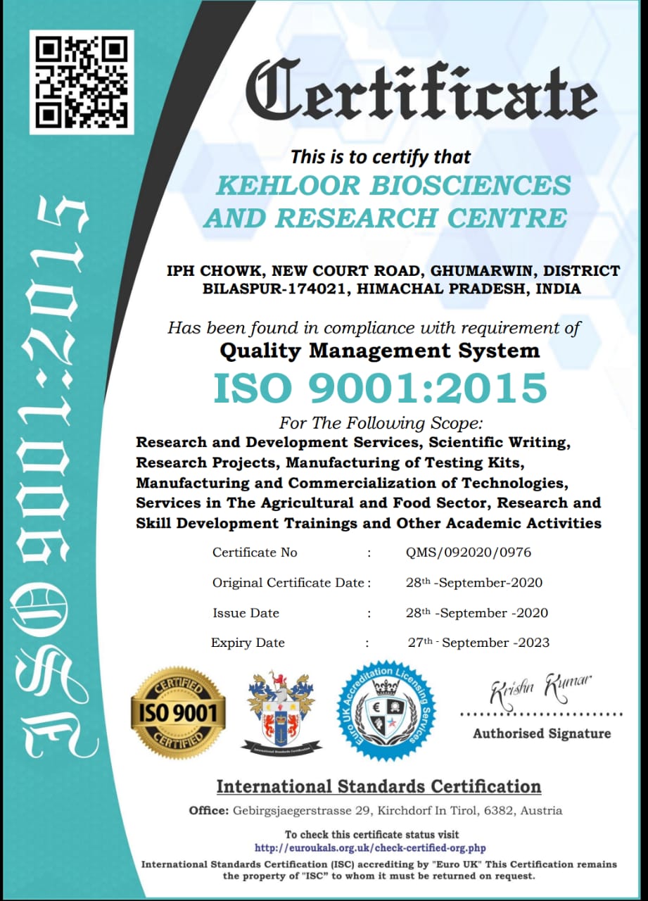 Certification
